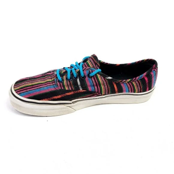 Vans Guate Weave Era Mens Shoes Size 6.5 Womens Size 8 Sneakers Textile Striped - Picture 9 of 12